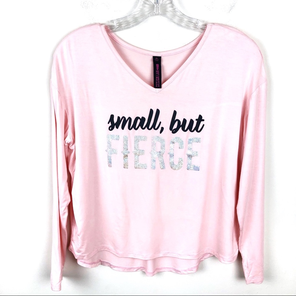 Design Lab Small but fierce Iridescent Top XL